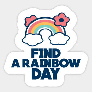 3rd April - Find A Rainbow Day Sticker
